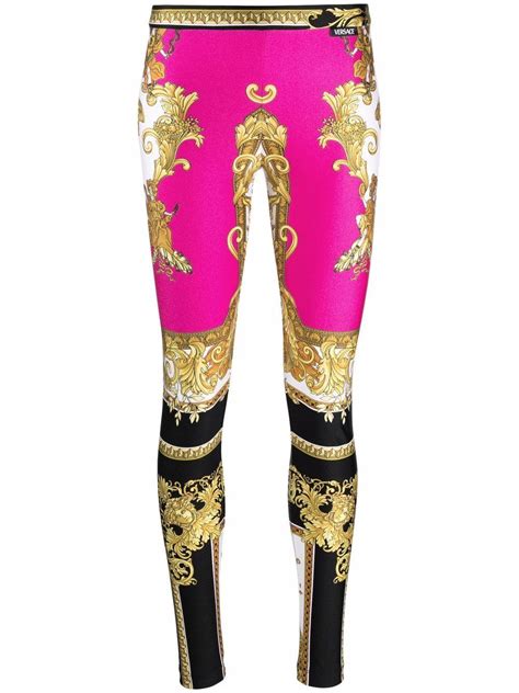 versace leggings pink|Versace leggings hbo max.